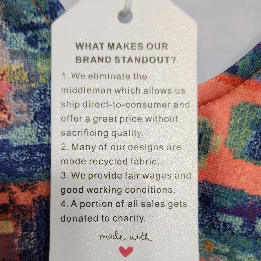 Exclusively Fancy Colorful Abstract Blouse - Picture 3 of 5